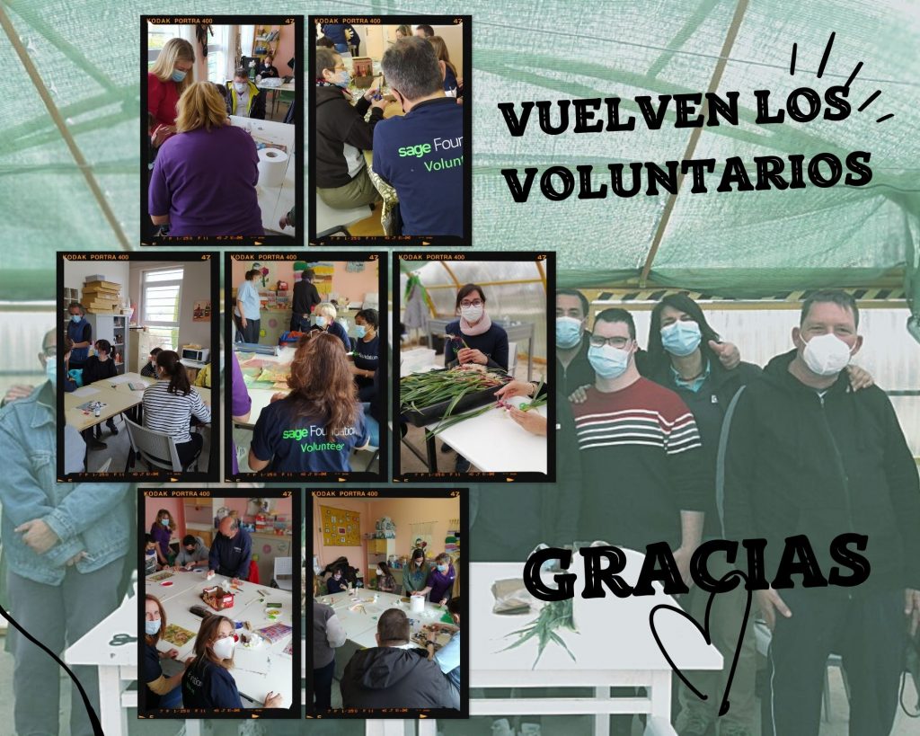 Fotos de los voluntarios