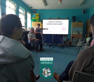 Persona en taller de emociones