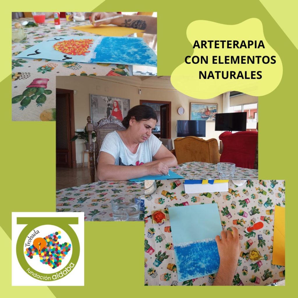 Personas en taller de arteterapia