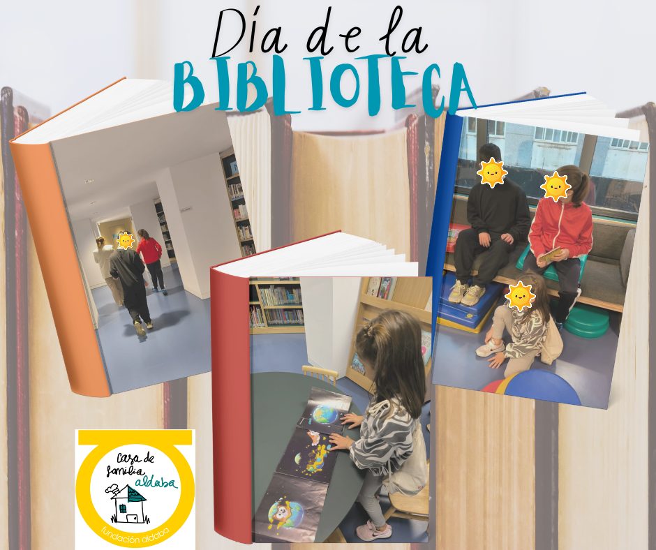 Niños en biblioteca