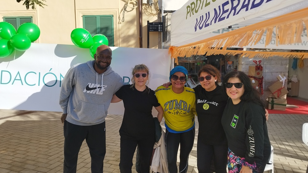 Personas en celebración Dia de los derechos humanos