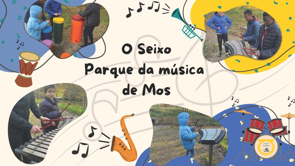 Niños en parque da musica