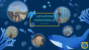 Chicos en acuario