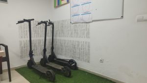 Espacio decorado por los voluntarios