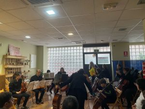 Chicos en concierto
