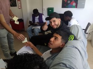 Chicos en taller afectivo sexual