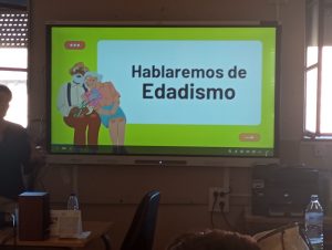 Pantalla de lo que va a hablar la charla