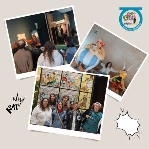 Personas en exposición de Comic