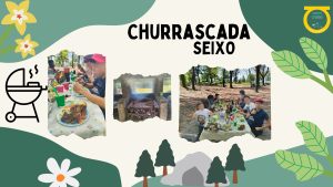 Niños y niñas en barbacoa