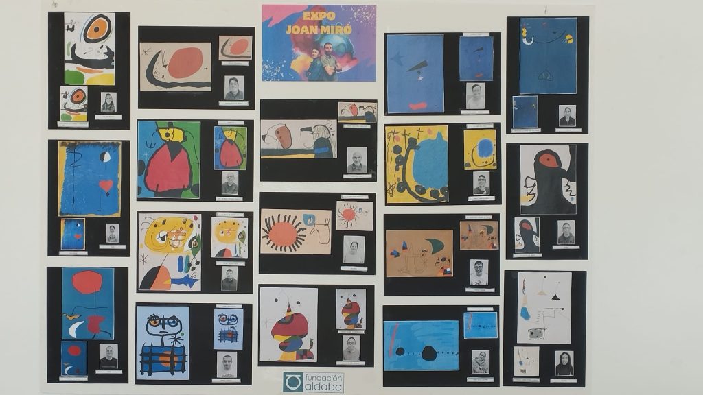 Fotos de los cuadros de la exposición