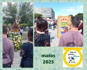 Personas en celebración de los maios