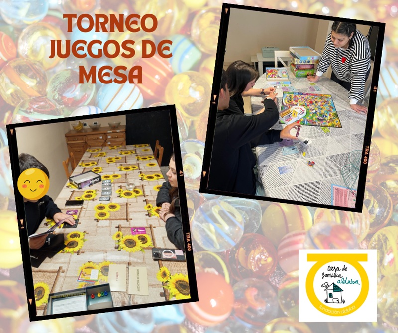 Niños jugando a juegos de mesa