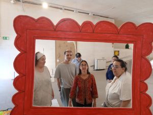 Personas en la Fundación Miró