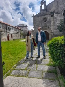 Personas de visita a Xinzo de Limia