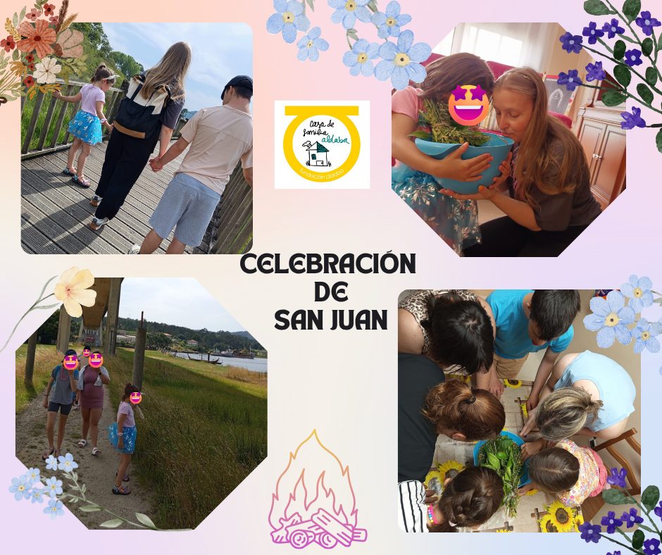 Niños en fiesta de San Juan
