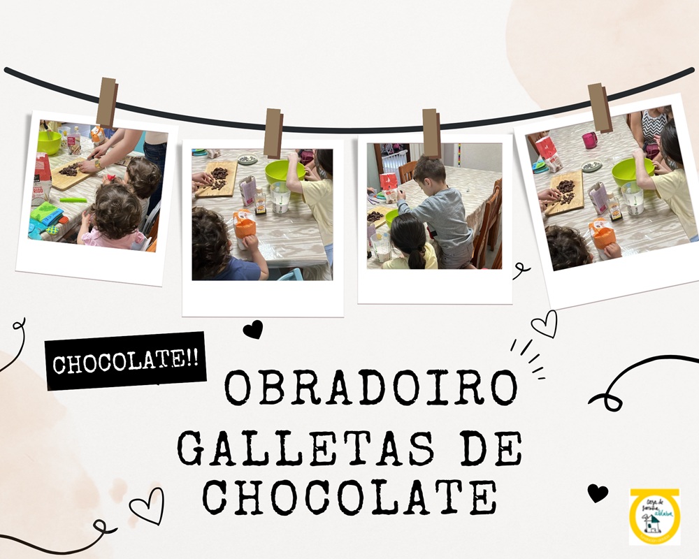 Niños en taller de galletas