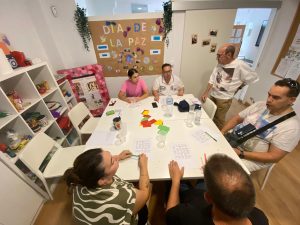 Personas en taller planificación de gastos