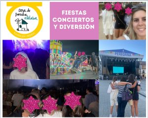 Personas en fiestas y conciertos