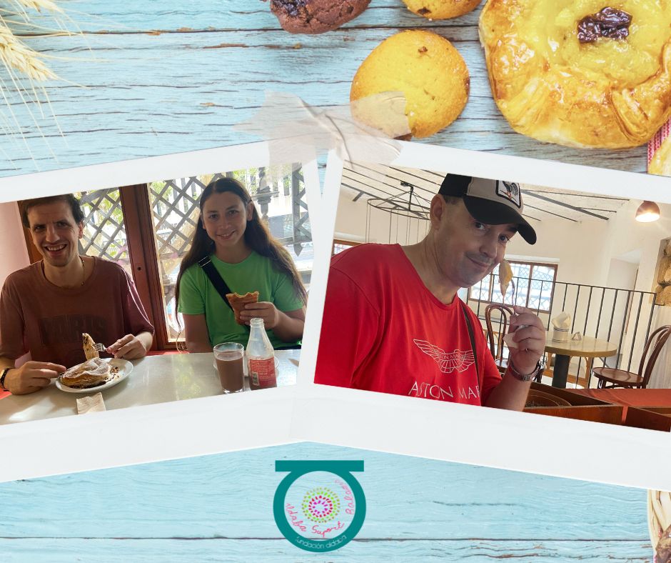 Personas en pasteleria