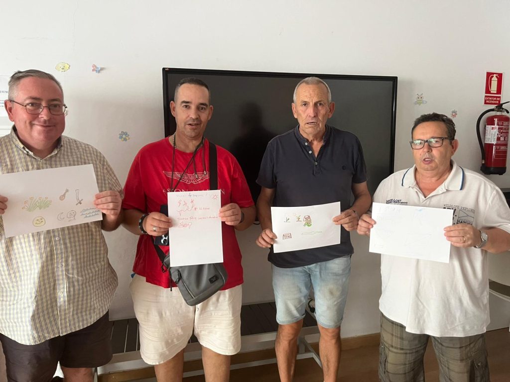 Personas en taller de musicoterapia