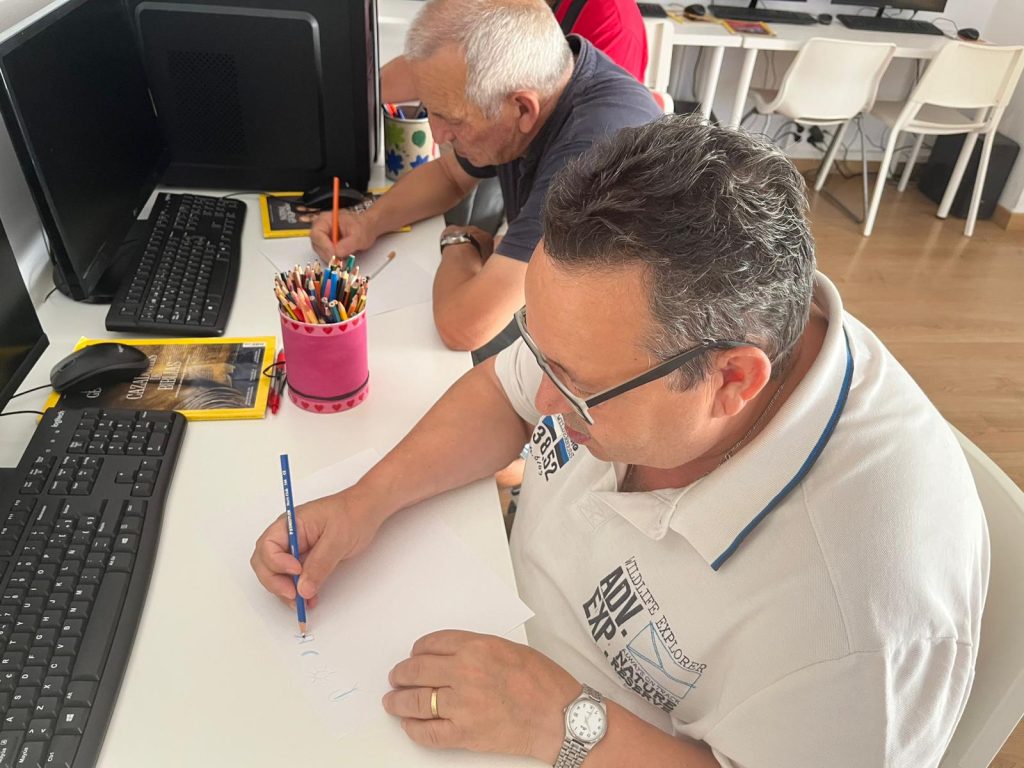Personas en taller de musicoterapia