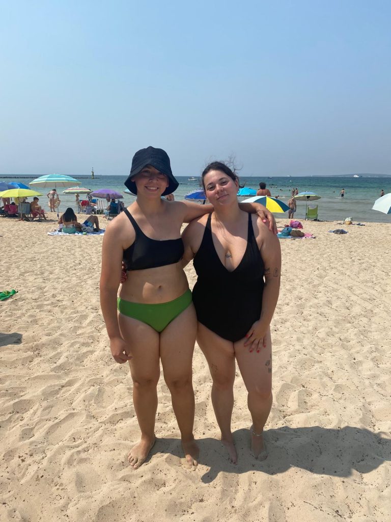 Personas en la playa