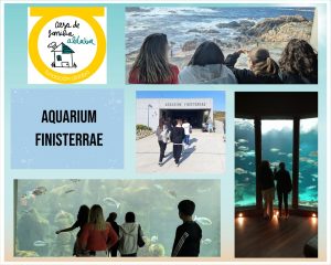 Niños en acuario