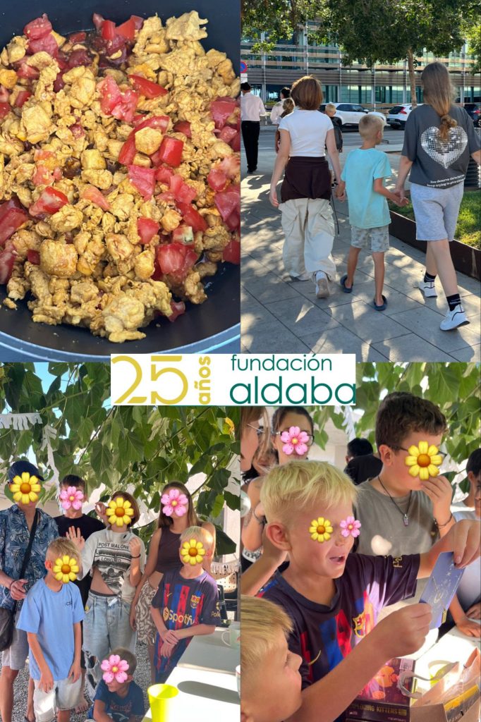 Niños en diferentes actividades