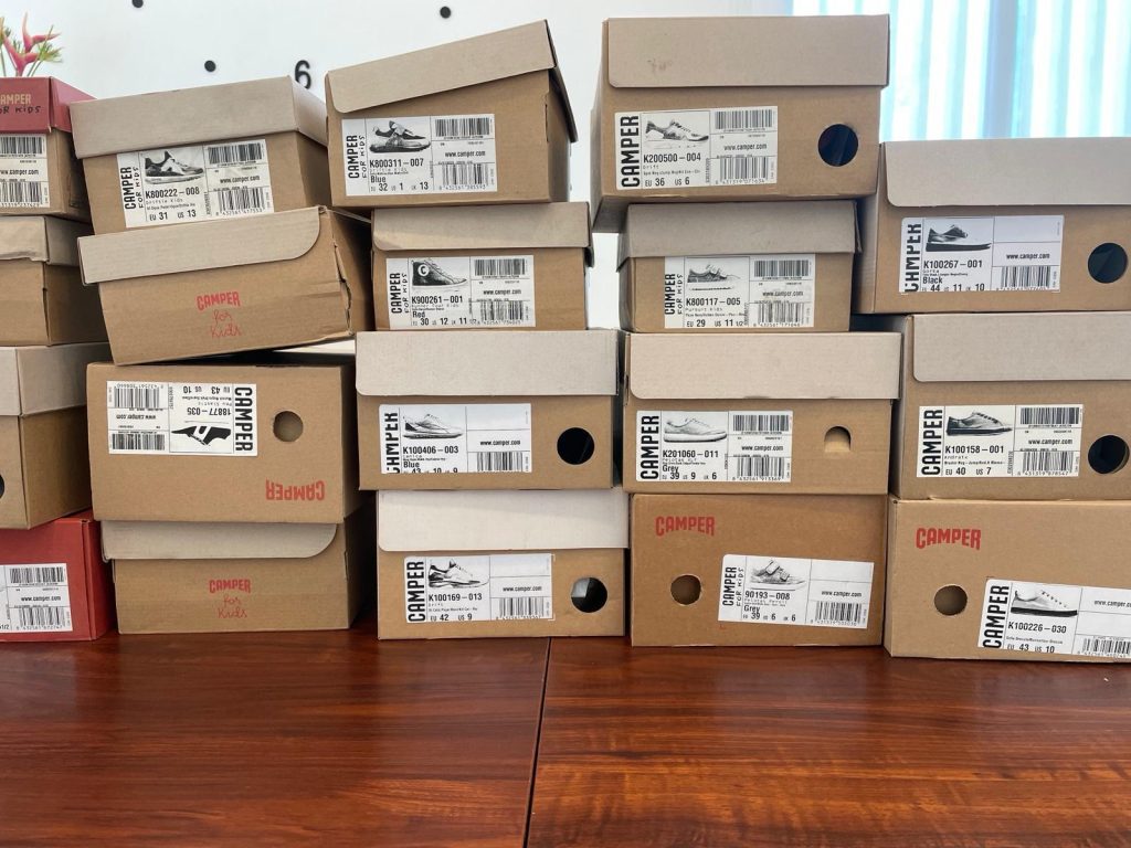 Cajas de zapatos