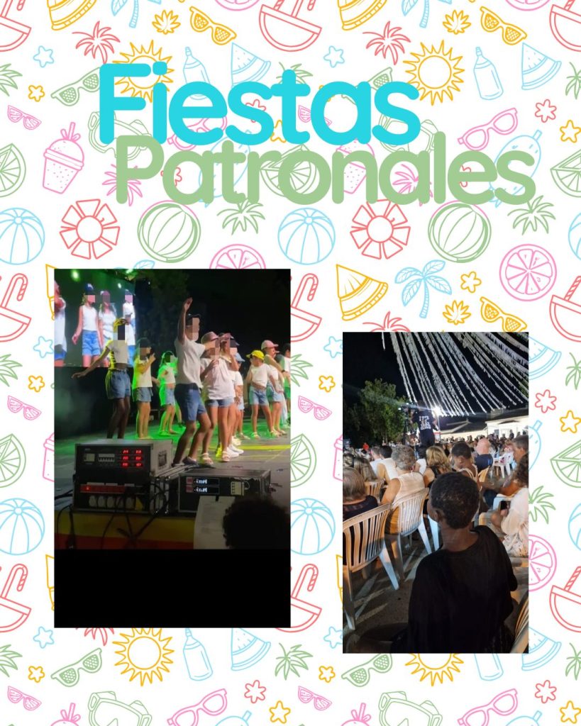 Chicos en fiestas patronales