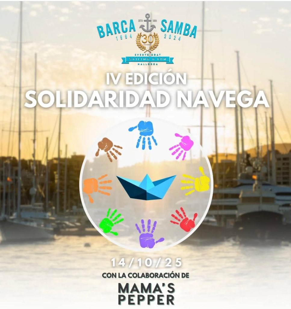 Cartel del evento Solidaridad Navega
