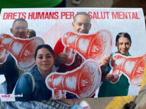 Personas en día de por la salud mental