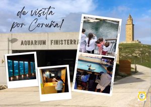 Chicos de excursión en Coruña