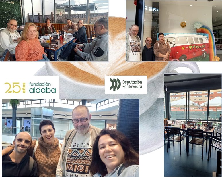 Personas tomando café