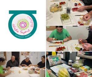 Personas preparando merienda