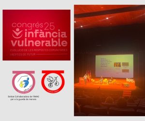 Fotos del título del congreso y una foto del congreso