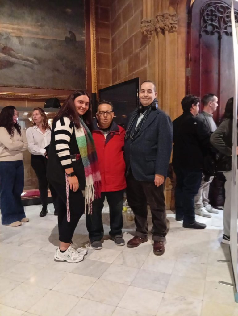 Personas en jornada por el día de la discapacidad