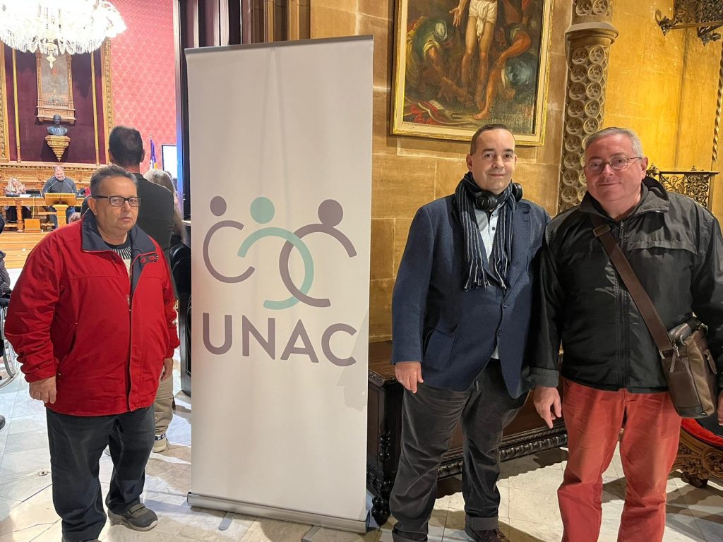 Personas en jornada por el día de la discapacidad