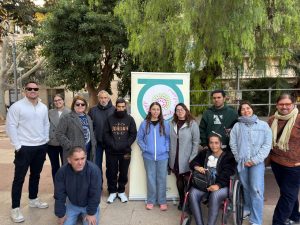 Personas en jornada por el día de la discapacidad