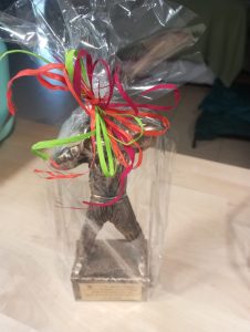 Foto de la estatua recibido