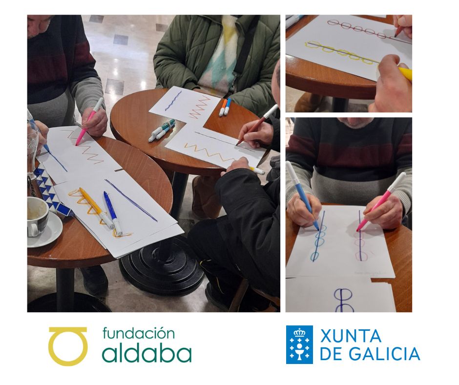Personas haciendo cosas en un taller