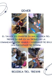 Niños haciendo un taller de comunicación efectiva