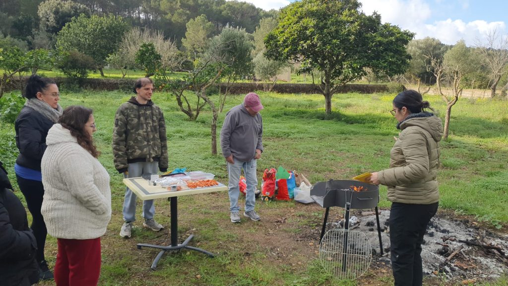 Personas en el campo