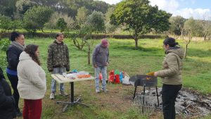 Personas en el campo