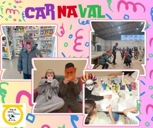 Collague de personas disfrazadas