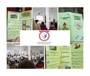 Niños y niñas en taller medioambiental