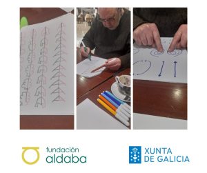 Persona en taller de estimulación cognitiva