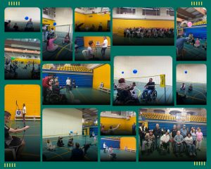 Personas practicando deporte adaptado