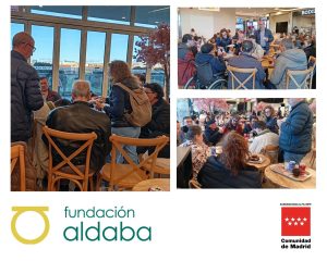 Personas en un bar merendando