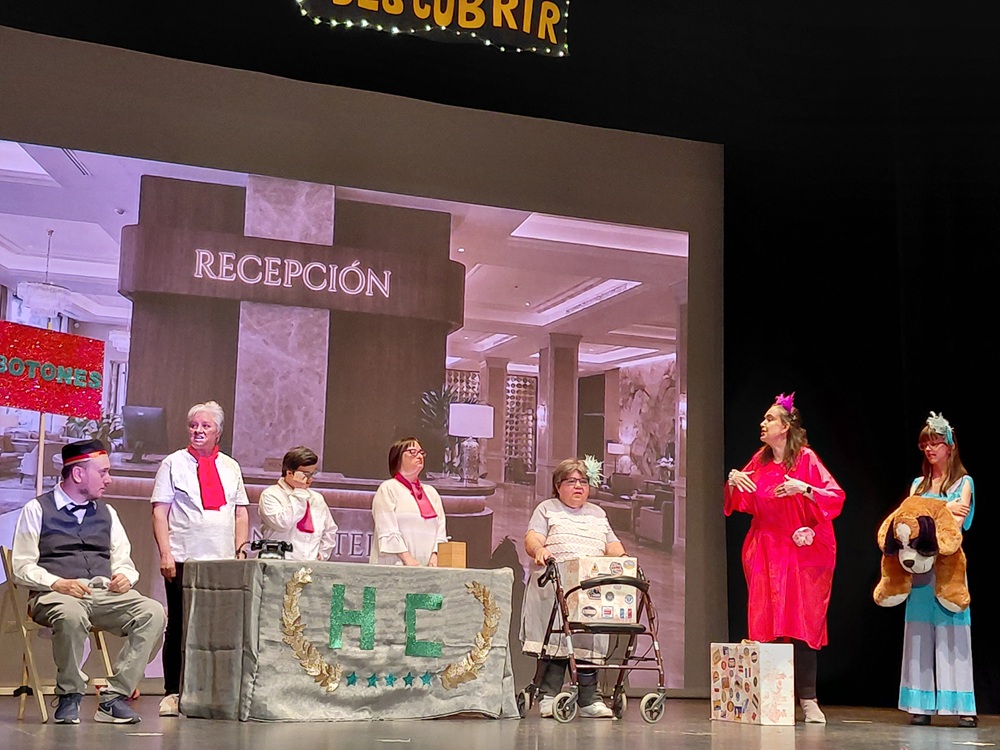 Personas en obra de teatro